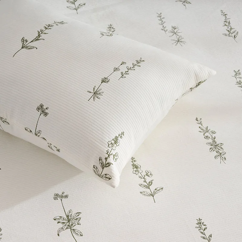 Pale Bloom Cotton Bed Cover - 220 TC - 4