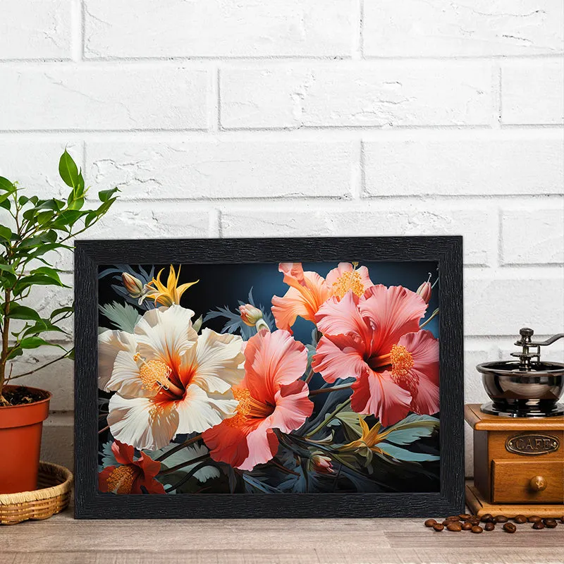 Hibiscus Charm Wall Painting media 3