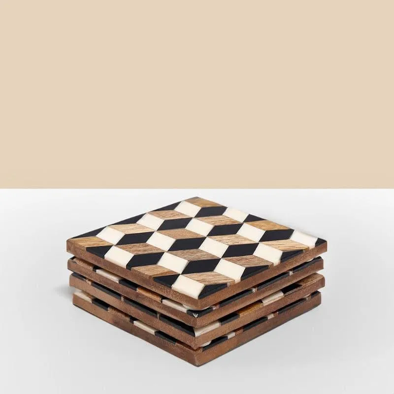 Monochrome Coaster - Set Of Four media 1