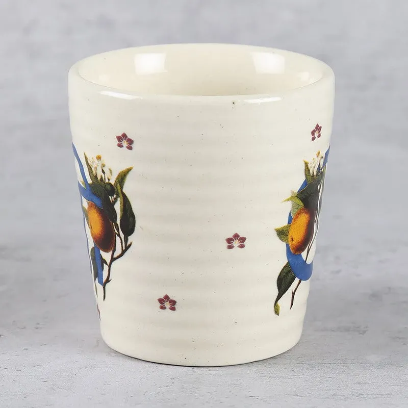 India Circus Orange Orchids Coffee Mug (300 mL) media 6