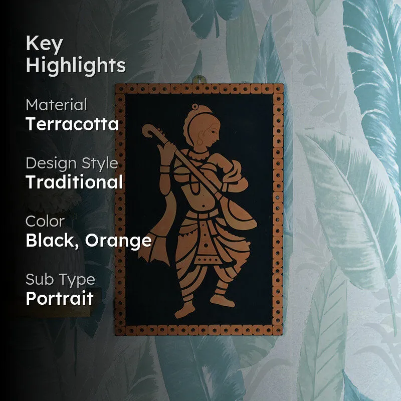 Sarasa Sundari Terracotta Wall Art media 2