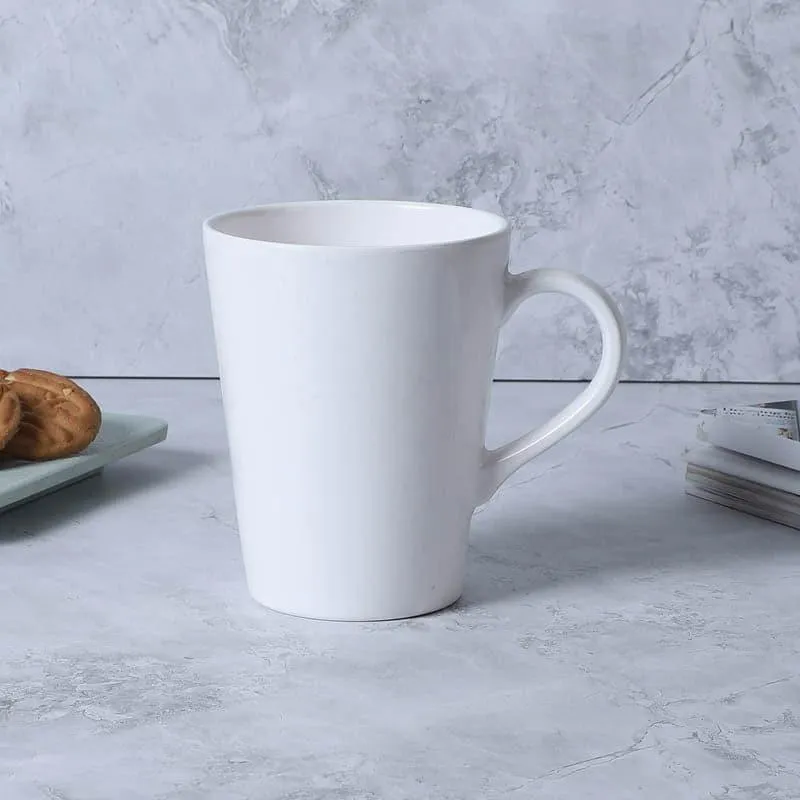 Chrosa Melamine Coffee Mug (400 mL/White) media 1