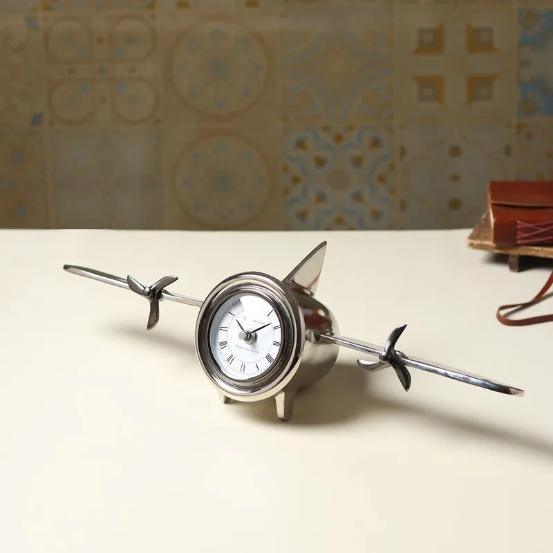 Fly Time Table Clock - Silver media 1