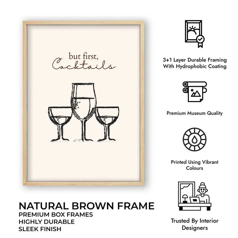 Wine Wall Mono Archival Canvas Wall Art - Brown media 12