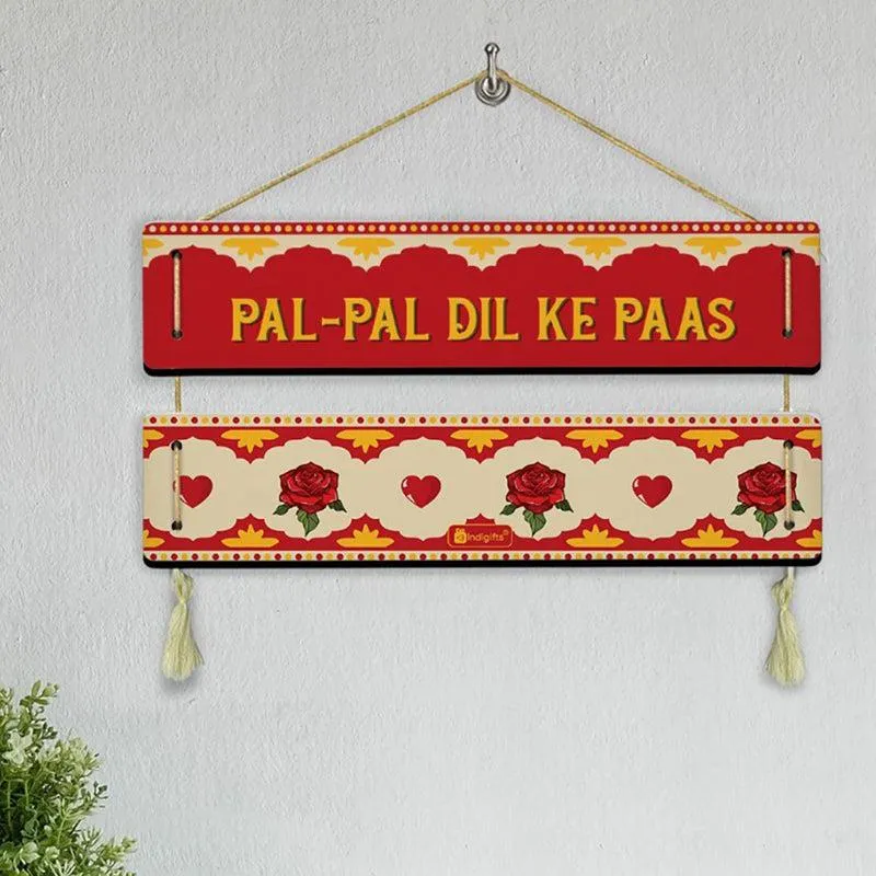 Pal Pal Dil Ke Paas Wooden Wall Accent media 1