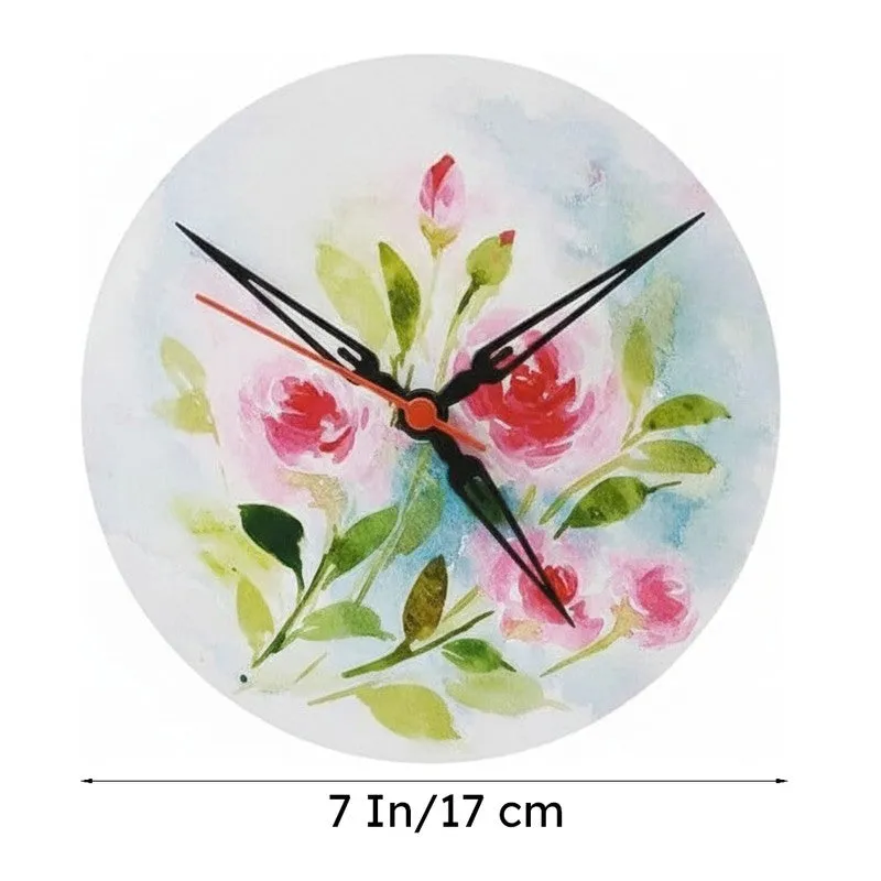 Parcha Blossom Handpainted Table Clock media 8