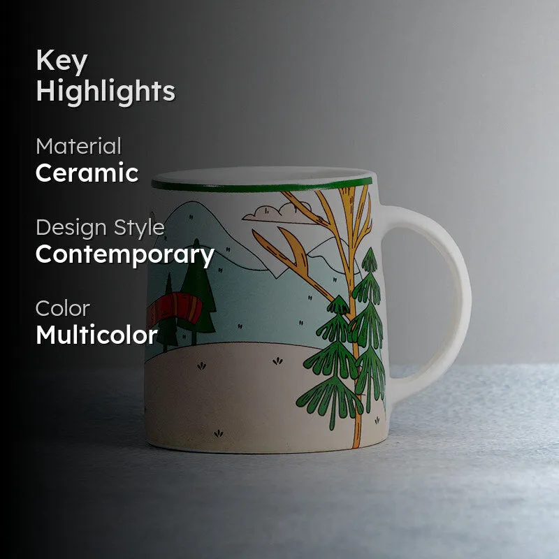 Animated Ceramic Coffee Mug (300 mL) media 2