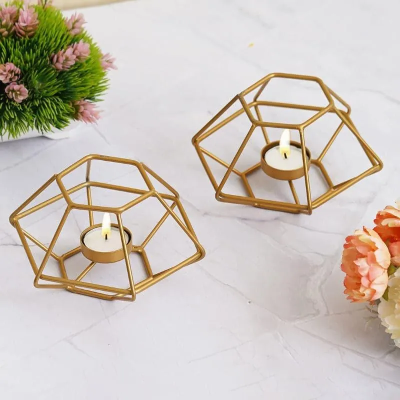 Drita Tealight Candle Holder - Set Of Two media 1
