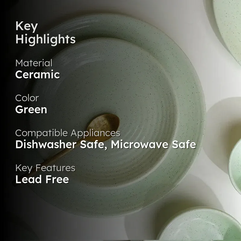 Lemongrass Handmade Dinner Set - 10 Piece Set media 2