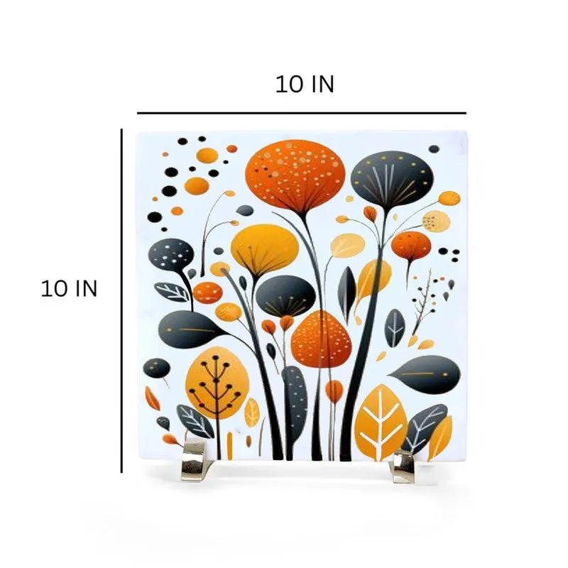Colorburst Leaves Marble Showpiece media 7