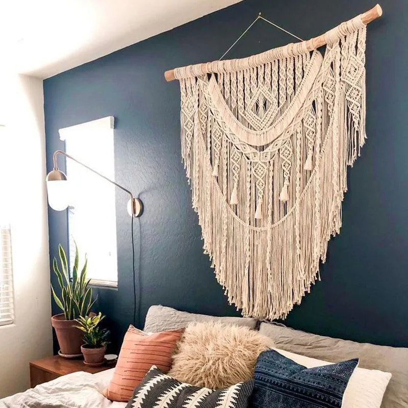 Nira Bohemian Macrame Cotton Wall Accent media 3