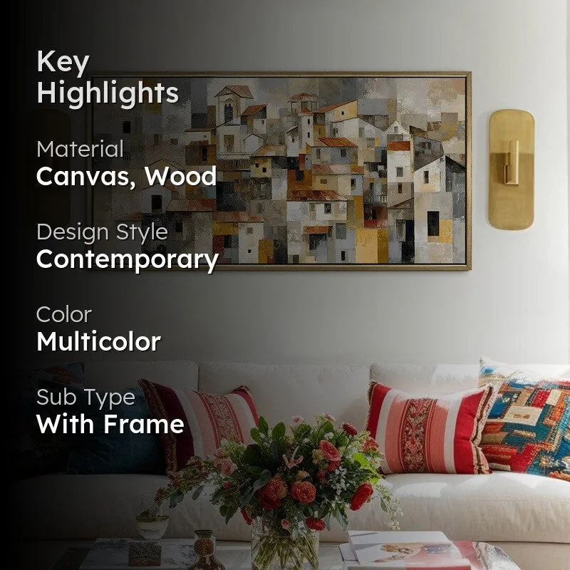 Urbanique Canvas Wall Painting With Frame media 2