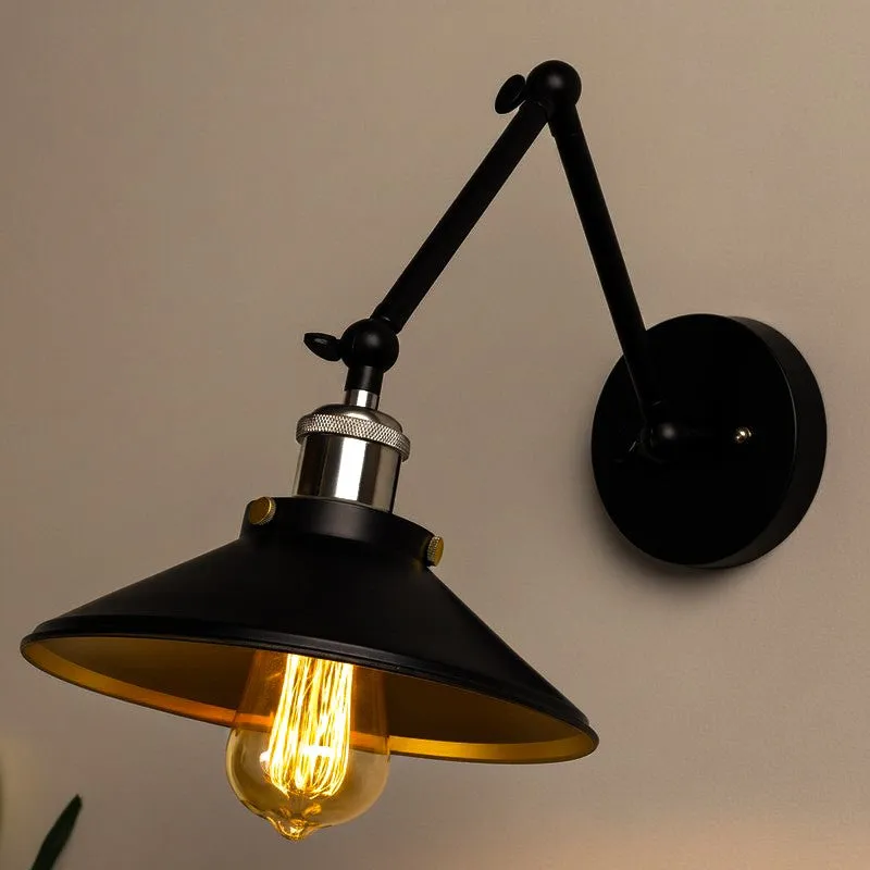 Eleni Cone Metal Wall Lamp - Silver media 1