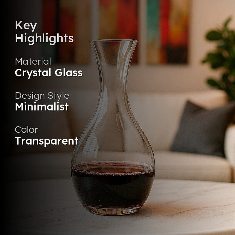 Veloria Bohemia Crystal Wine Decanter - 1200 mL media 2