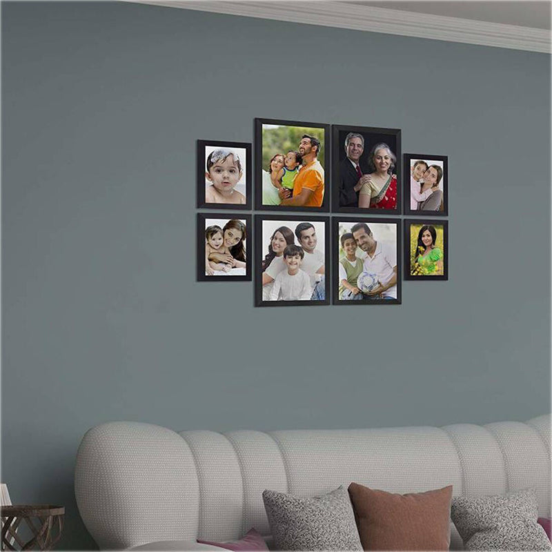 Viver Photo Frame (Black) - Set Of Eight
