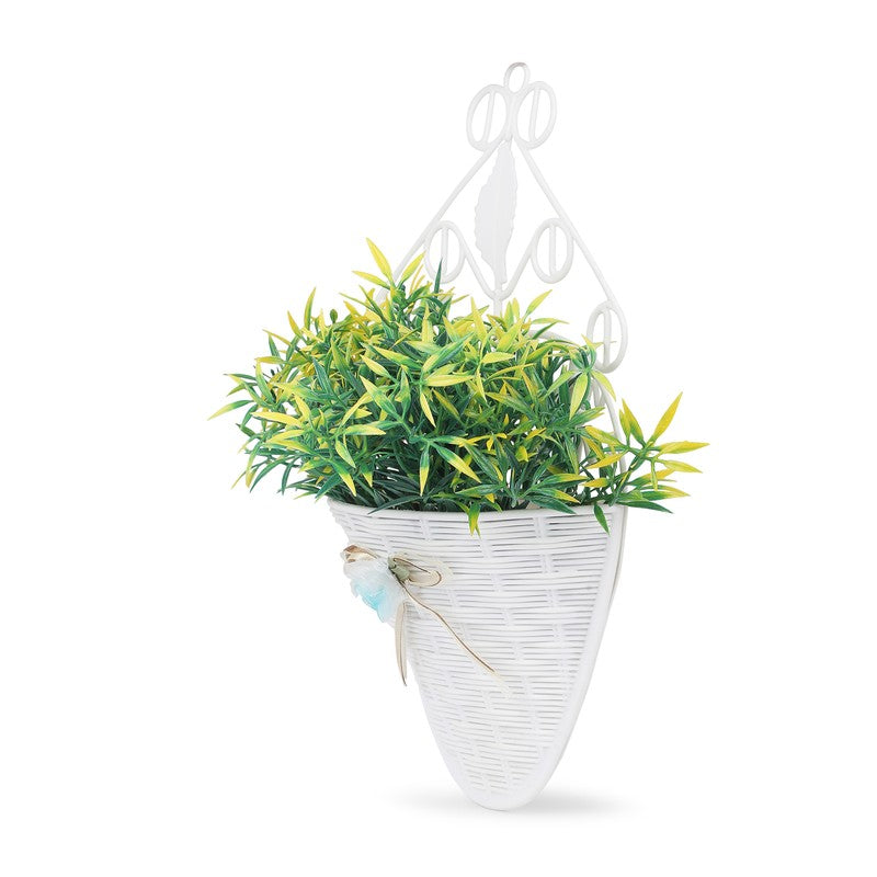 Velour Bloom Artificial Flower With Vase media 5