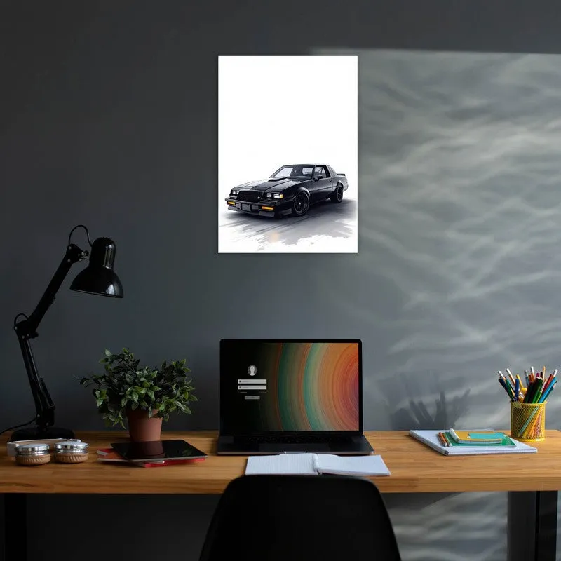 Midnight Racer I Wall Poster - Black media 3