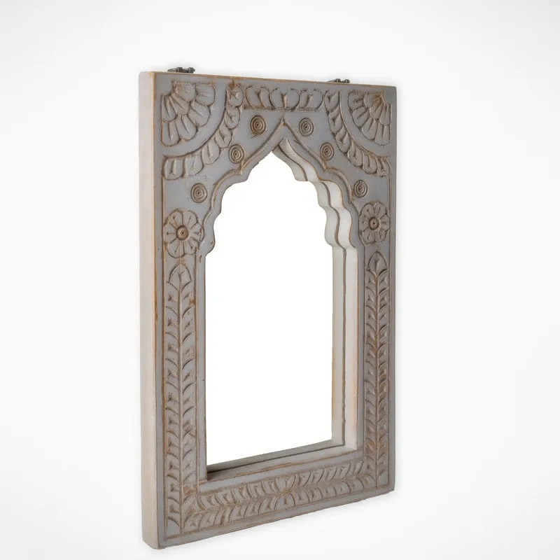 Tazva Decorative Mango Wood Wall Mirror media 6