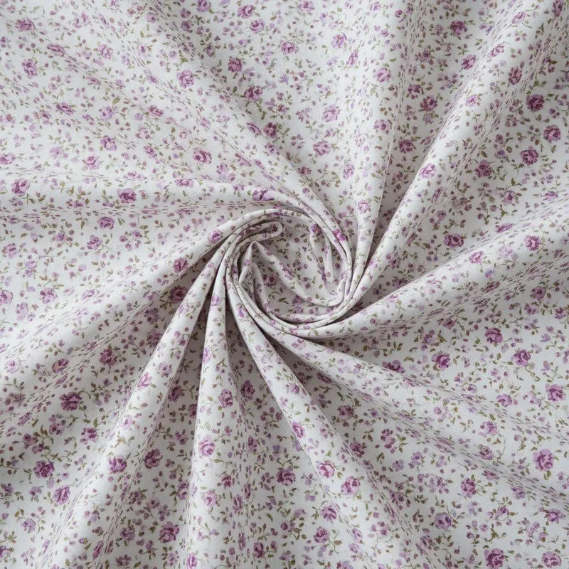 Avani Floral Cotton Bedsheet (Pink) - 180 TC media 5