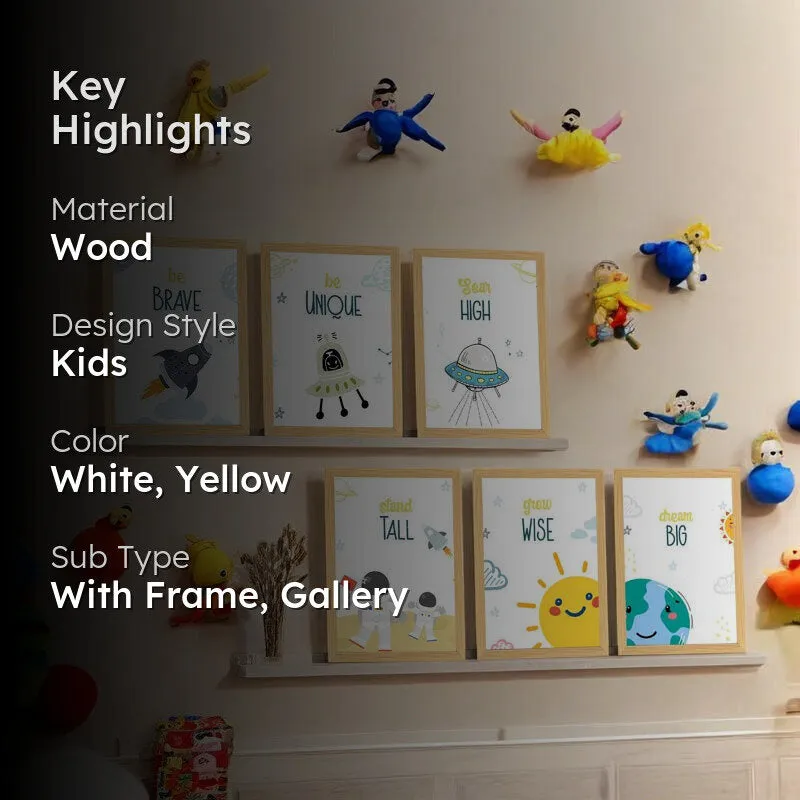 Space Saga Kids Wall Art - Set Of Six media 2