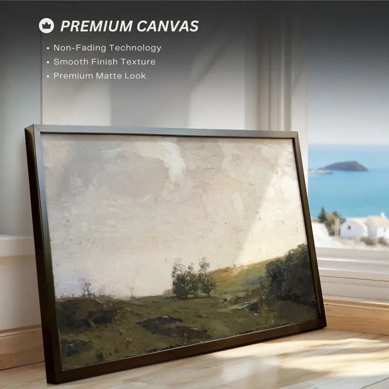 Solitude Of Moors Wood Wall Art With Frame - Black media 4