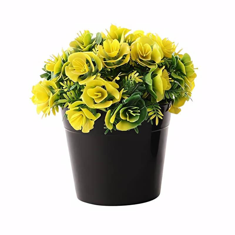 Roseo Faux Plant In Sadro Pot - Set Of Two media 4