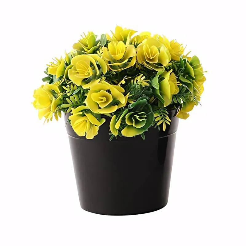 Roseo Faux Plant In Sadro Pot - Set Of Two media 4
