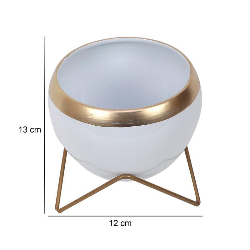 Apple Dun Planter (White) - Set Of Two media 6