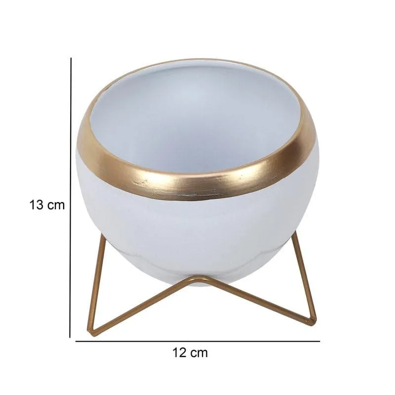 Apple Dun Planter (White) - Set Of Two media 6