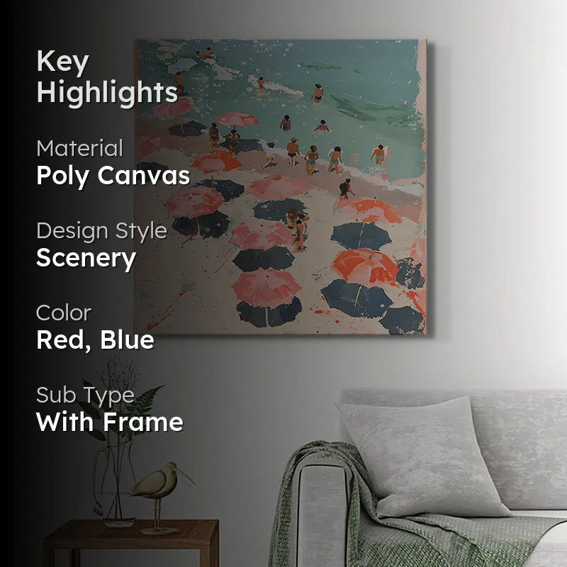 Summer Beach Wall Painting media 2