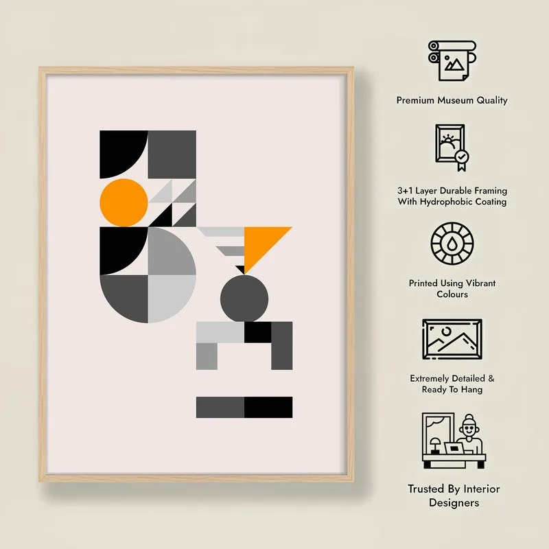 Sublime Patterns Archival Canvas Wall Art - Natural Brown Frame media 8