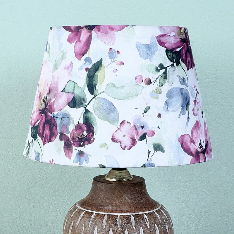 Lumikko Spire Printed Mango Wood Table Lamp - Multicolor media 3