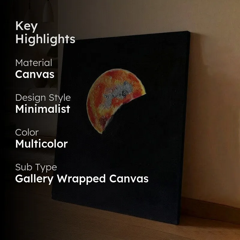 Linear Balance Handmade Canvas Wall Painting media 2