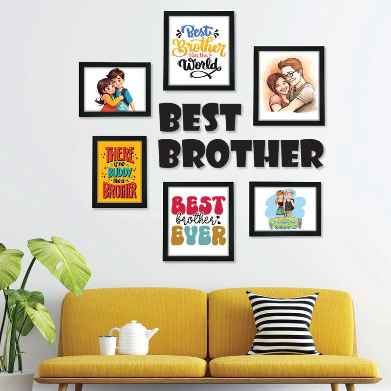 Eternalia "Best Brother" Synthetic Photo Frame - Seven Piece Set