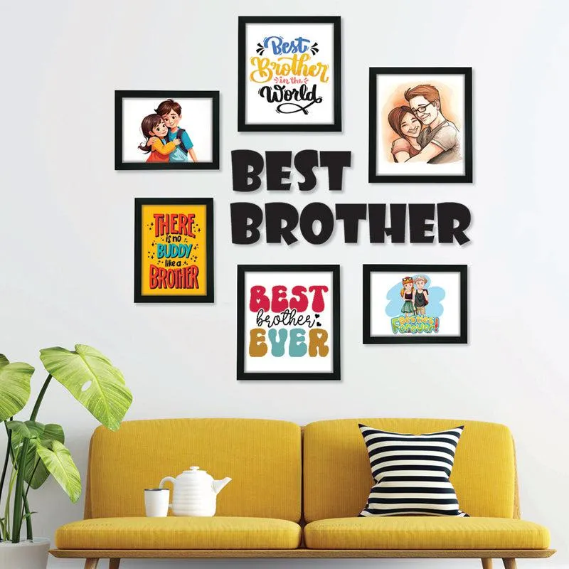 Eternalia "Best Brother" Synthetic Photo Frame - Seven Piece Set media 1