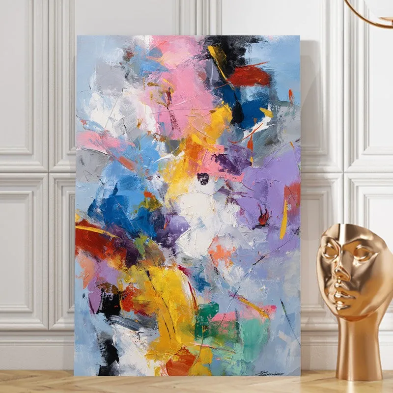 Pigment Surge Grid Canvas Wall Art media 8