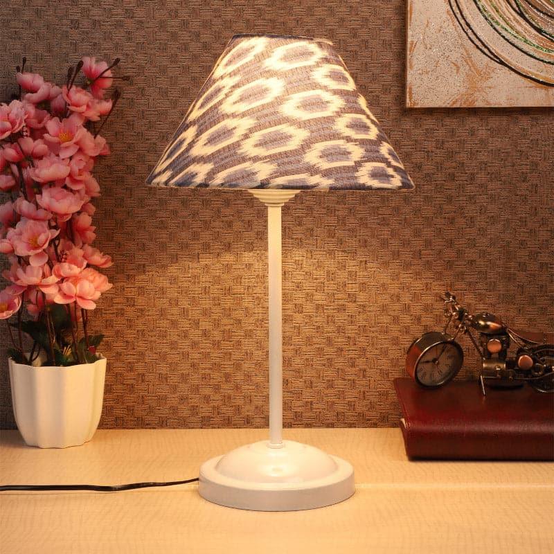 Lois Meisaa Fabric Table Lamp - Blue,White