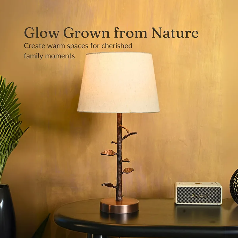 Neyla Metal Table Lamp - Bronze,White media 4