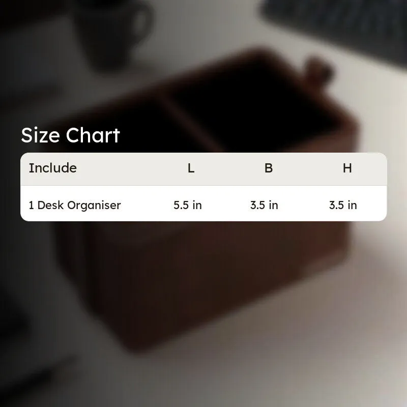 Wicka Dote Stationery Holder - Dark Brown media 9