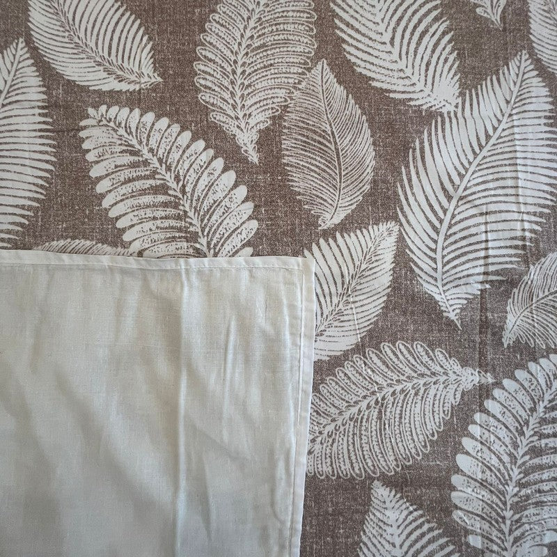 Cloudquilt Floral Cotton Comforter (Brown)- 300 GSM media 4
