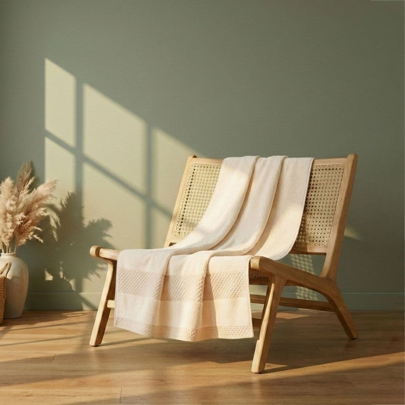ZenWrap Bamboo Bath Towel - Beige - 75 x 150 cms