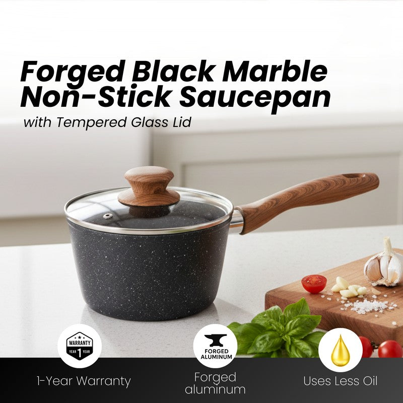 Salford Non Stick Saucepan with Lid (Black) - 16 CM media 7