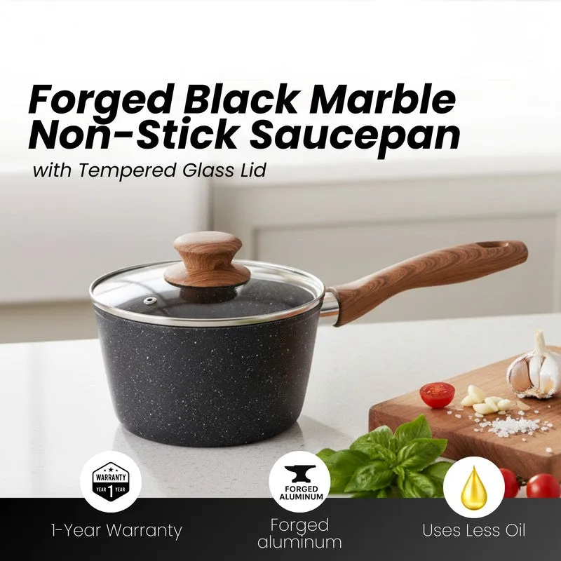 Salford Non Stick Saucepan with Lid (Black) - 16 CM media 7