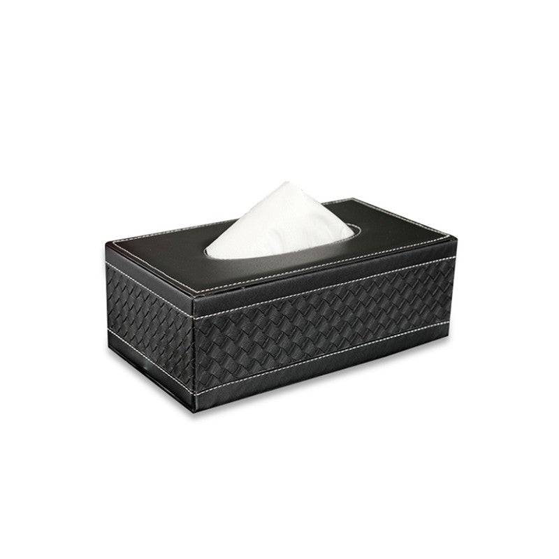 AarviDecor Evara Faux Leather Tissue Holder media 3