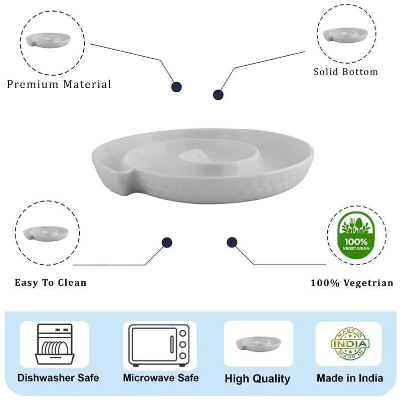 Pure Bliss Spiral Porcelain Platter - Set Of Four media 6