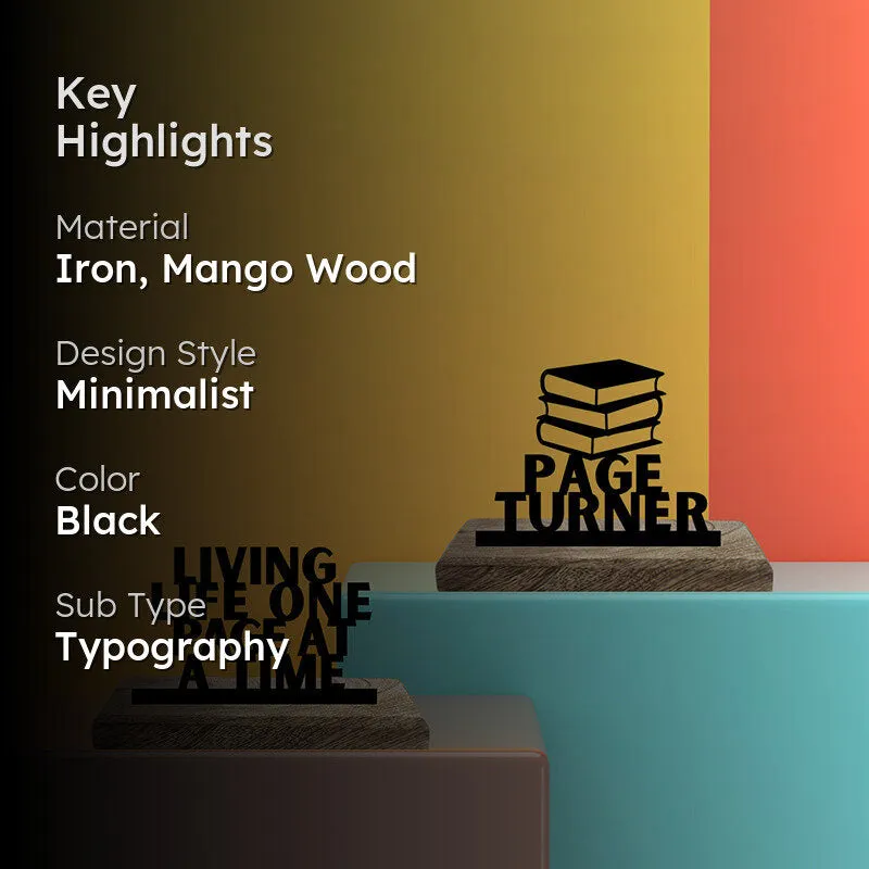 Page Turner Showpiece - Set Of Two media 2