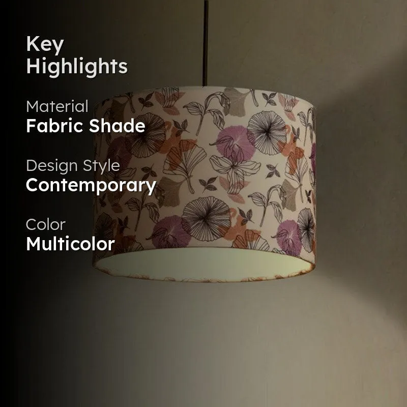 Baby Dandelions Fabric Ceiling Lamp media 2