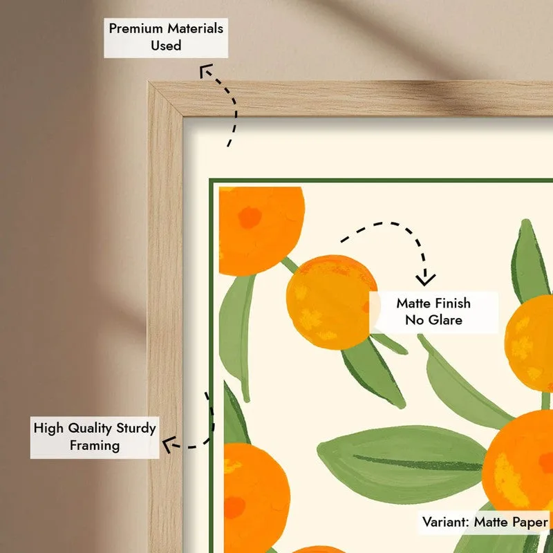 Citrus Aura Archival Canvas Wall Art - Brown media 9