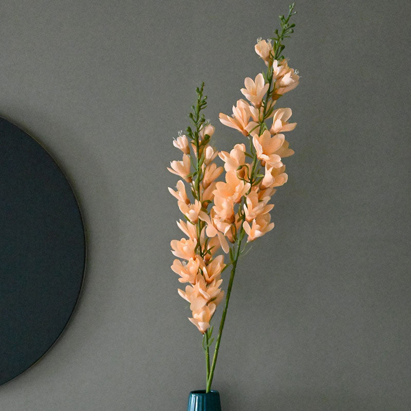 Faux Everlasting Orchid  Flower Stick - Ivory media 3