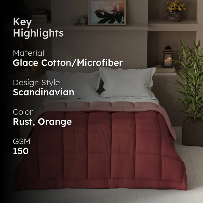 Ashquilt Comforter (Red) - 150 GSM media 2
